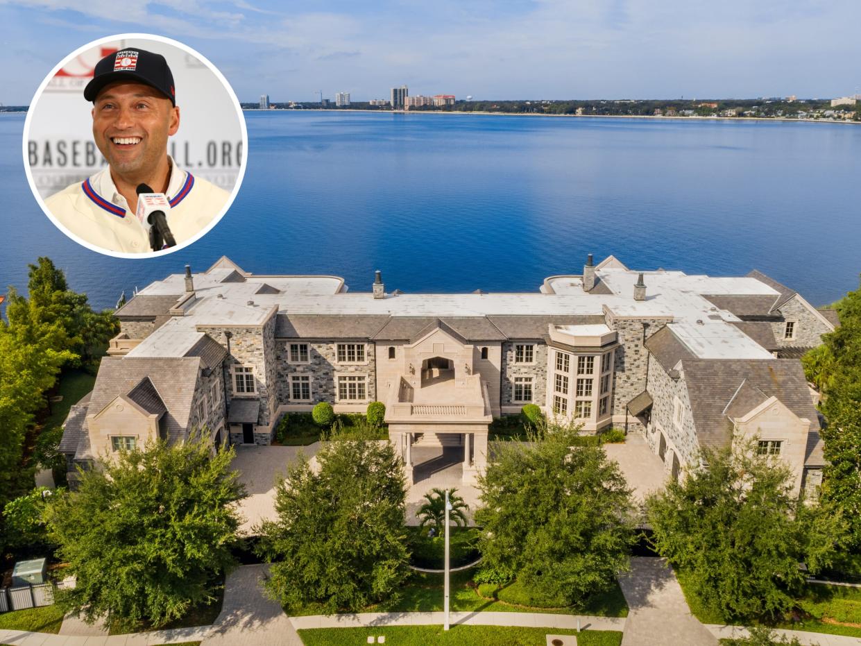 Derek Jeter and his former Tampa mansion