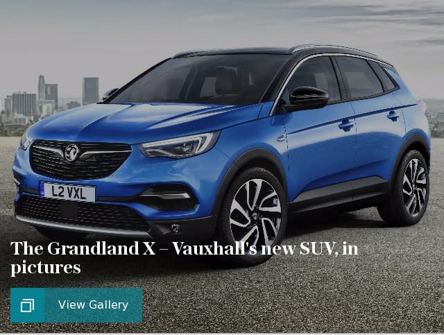 The Grandland X – Vauxhall's new SUV, in pictures