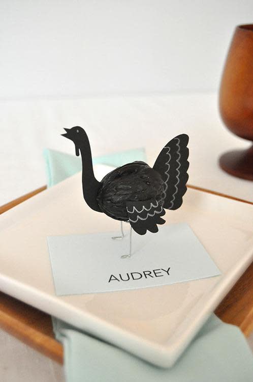 turkey kid name card