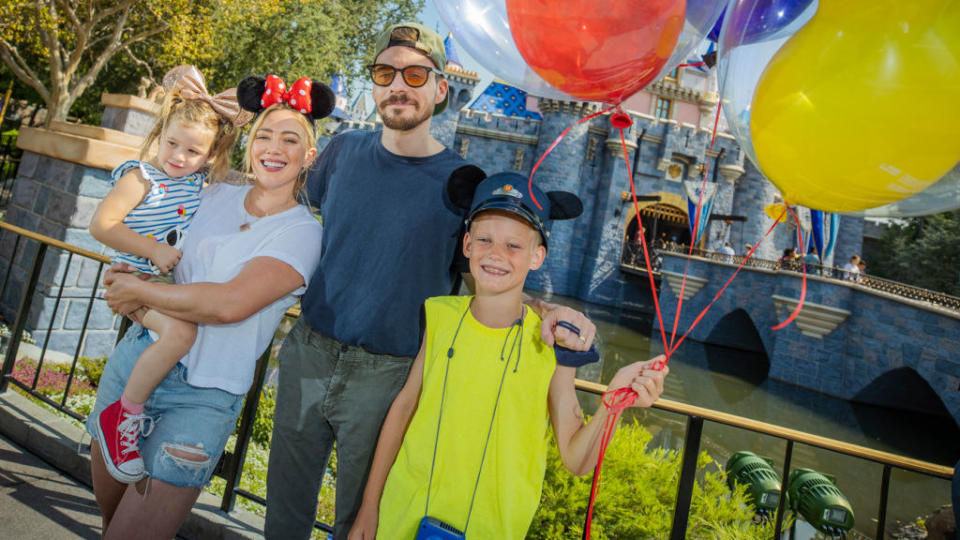 her husband Matthew Koma and her oldest two kids