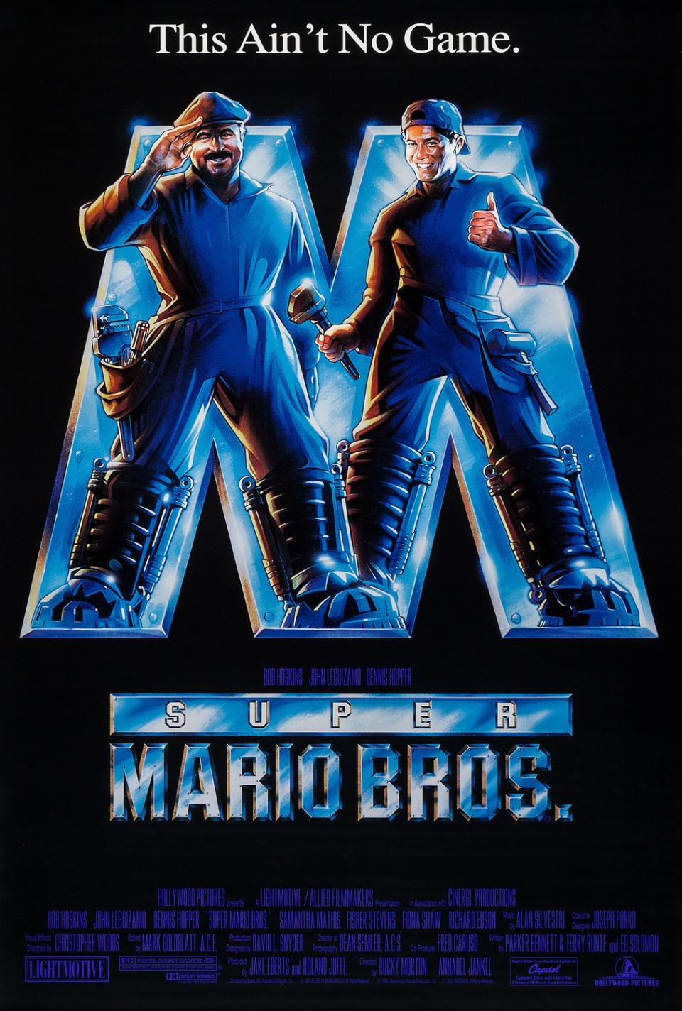 The poster for Super Mario Bros.