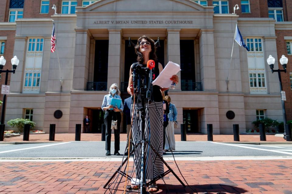 The murdered US journalist will live on in ‘all who aspire to moral courage’ as well as the memories of his family and friends, his mother Diane Foley said (Andrew Harnik/AP) (AP)