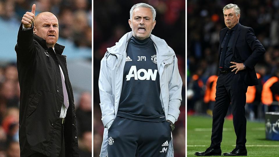 Sean Dyche, Jose Mourinho and Carlo Ancelotti – ready for change?