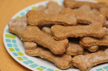 Nutty Bacon Dog Treats