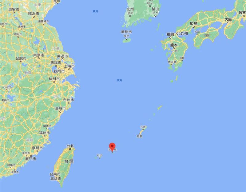 日本西南諸島(翻攝自google map)