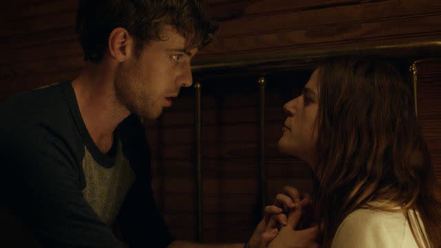 © Magnet Releasing Harry Treadaway and Rose Leslie in 'Honeymoon'.