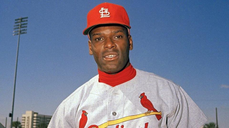 In this March 1968 file photo, St. Louis Cardinals pitcher Bob Gibson is pictured during baseball spring training in Florida. (AP Photo, File)