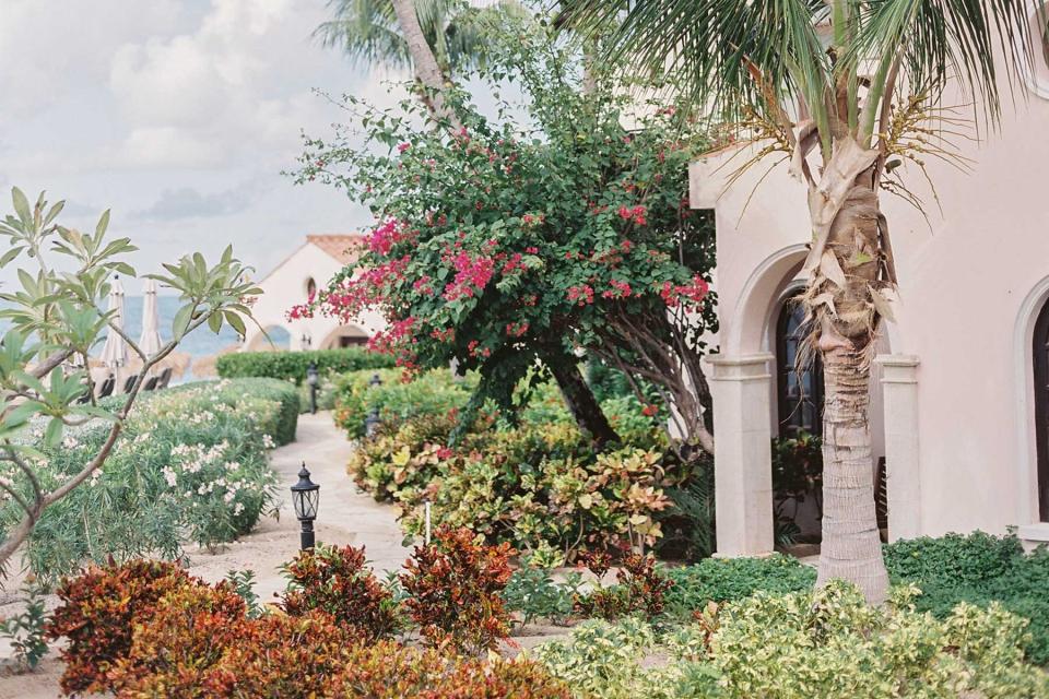 Exterior of the Frangipani Beach Resort in Anguilla