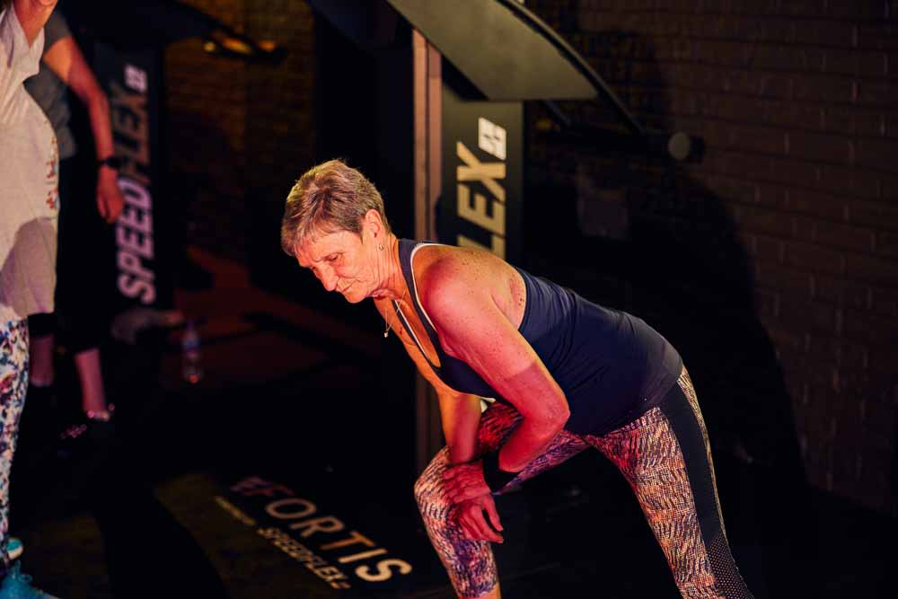 Denise at the gym (Marcel Grabowski/Everyone Active FORTIS/PA Real Life). 