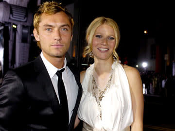 Jude Law and Gwyneth Paltrow at the Hollywood premiere of Paramount Pictures' Sky Captain and the World of Tomorrow