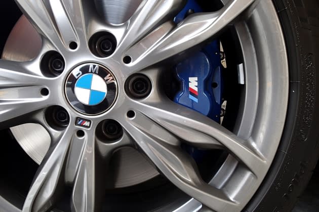 Blue brakes: they only slow you down, you know (Credit: CarBuyer 222)