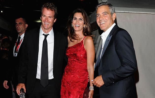 Pals Cindy and Rande spill the beans on the Clooney twins! Source: Getty