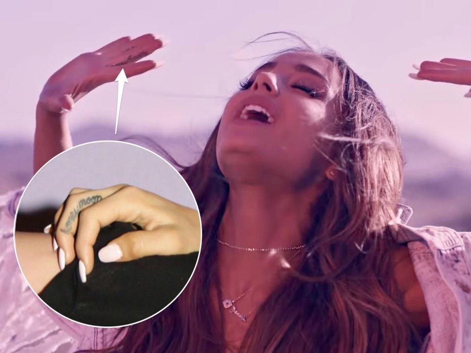 ariana grande honeymoon tat