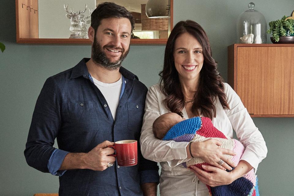 New Zealand, Prime Minister Jacinda Ardern and partner Clarke Gayford