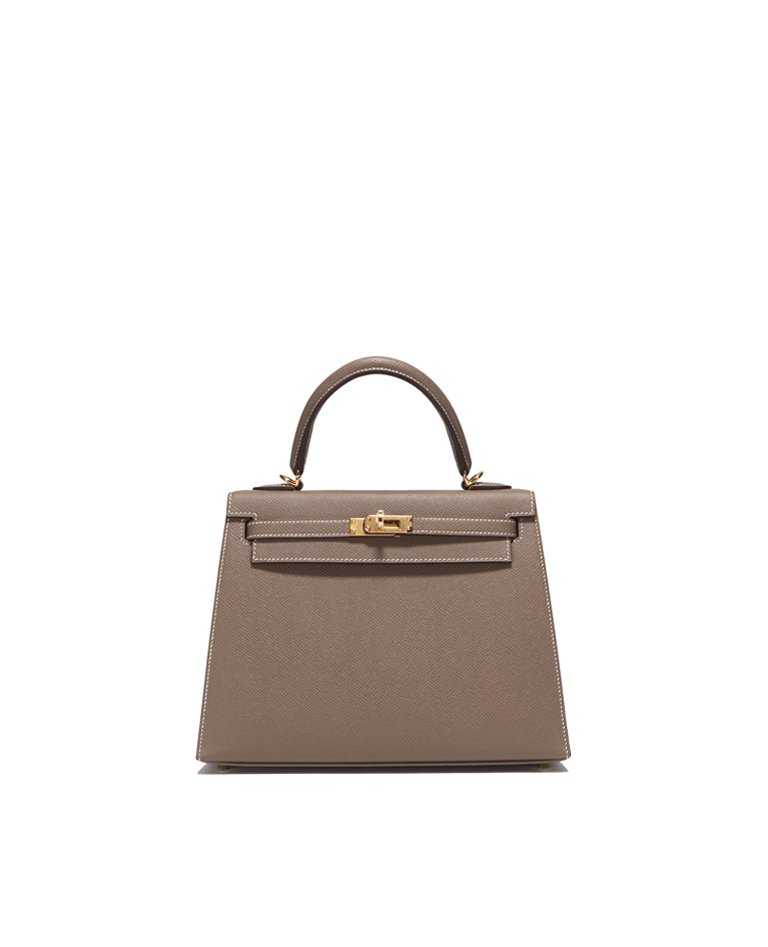 Hermes Kelly 25 大象灰金釦- HERMÈS | THÉM