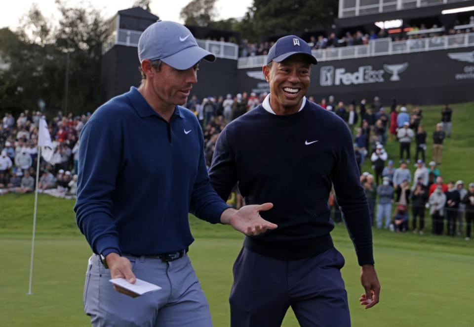 Rory McIlroy has stayed loyal to the PGA Tour in golf’s civil war, as has Tiger Woods (Getty Images)