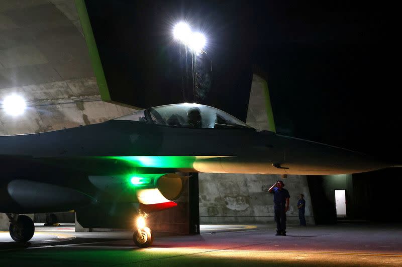 Combat readiness mission at the airbase in Hualien