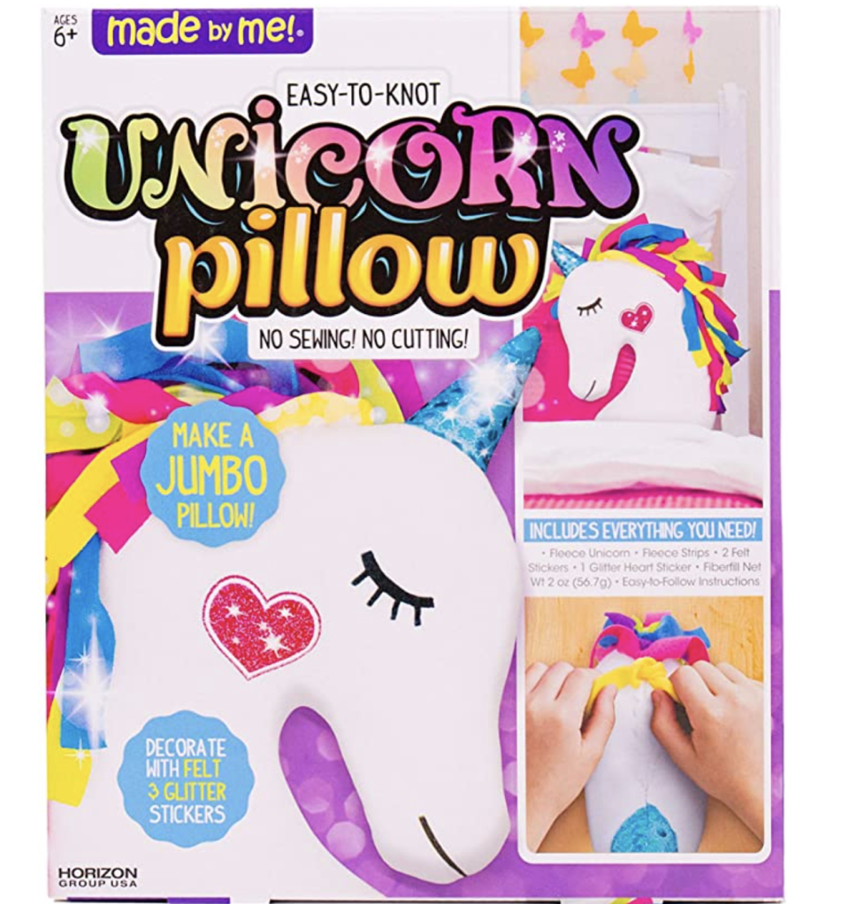 Made By Me Make Your Own Unicorn Pillow. (PHOTO: Amazon)