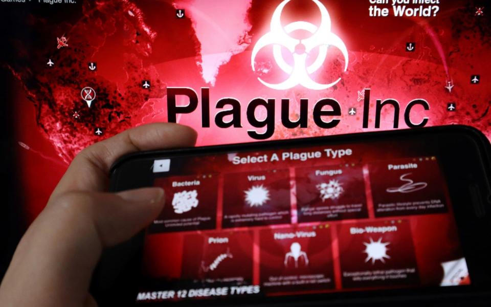 Plague is a strategy game that sees users attempt to 'bring about the end of human history' by evolving a disease into a global pandemic that can’t be contained -  FLORENCE LO / REUTERS