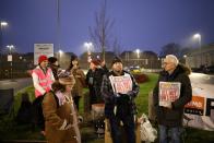 UK Amazon workers stage a strike in Coventry