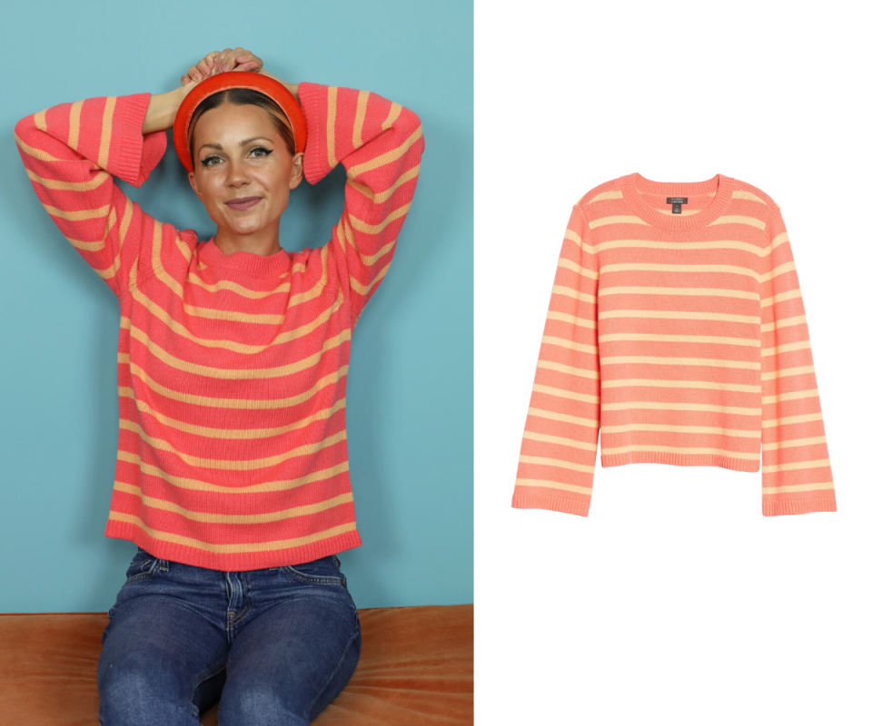 Oversize Stripe Sweater. Images via Nordstrom.