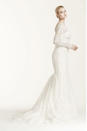 <p><i>Truly Zac Posen Lace Long-Sleeve Wedding Dress, $400, <a rel="nofollow noopener" href="http://www.davidsbridal.com/Product_truly-zac-posen-lace-long-sleeve-wedding-dress-zp341506" target="_blank" data-ylk="slk:davidsbridal.com" class="link rapid-noclick-resp">davidsbridal.com</a> </i></p>