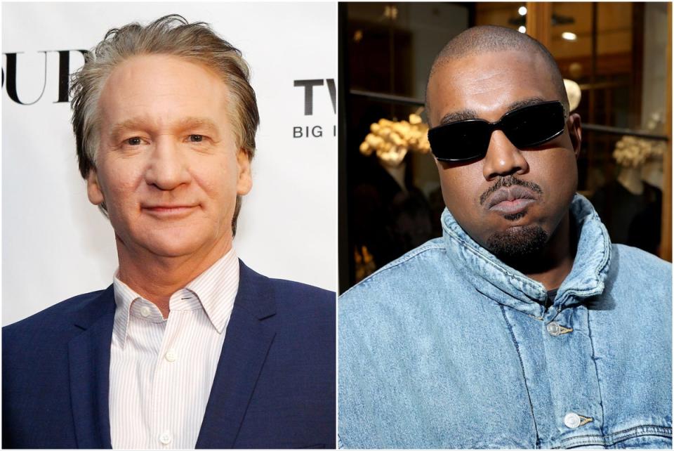 Late-night host Bill Maher scrapped a two-hour interview with Kanye West (Getty)