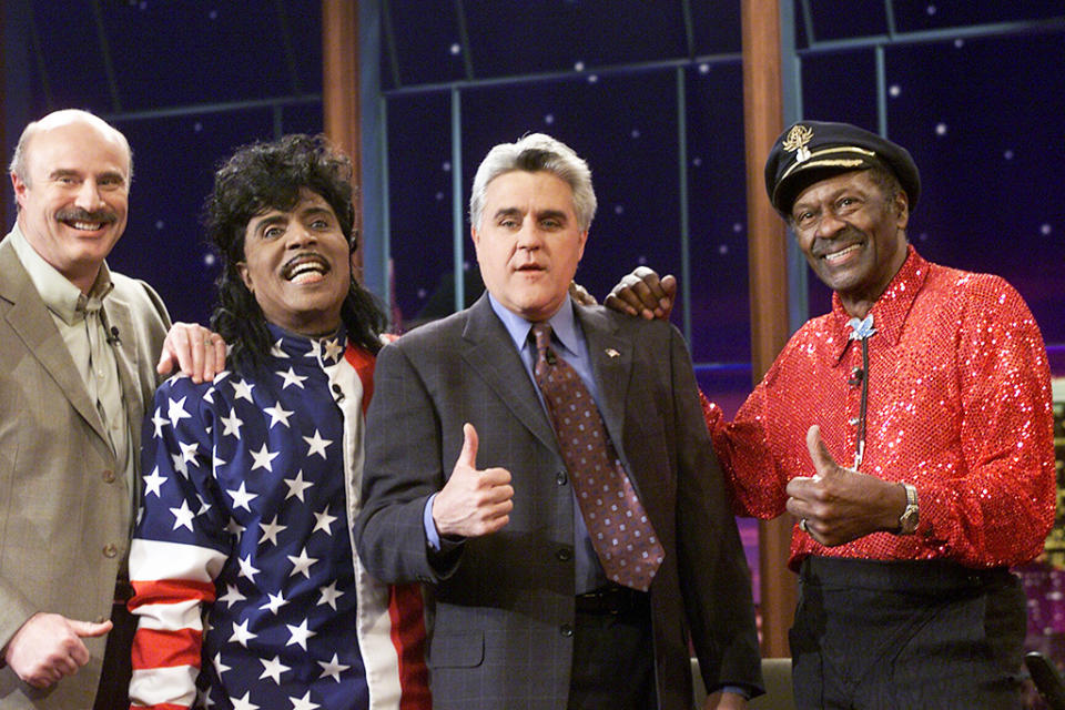 Dr. Phil McGraw, Little Richard, Jay Leno and Chuck Berry