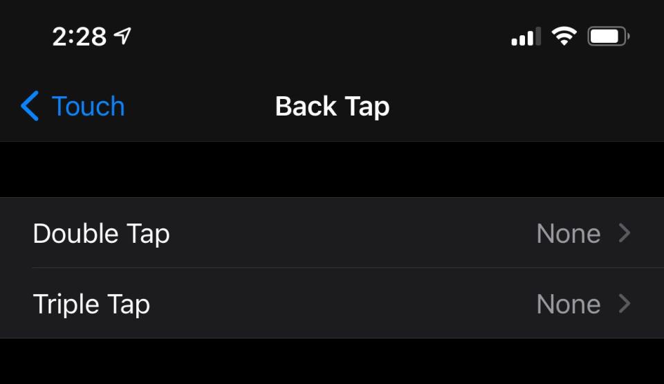 iOS 14 Back Tap 4