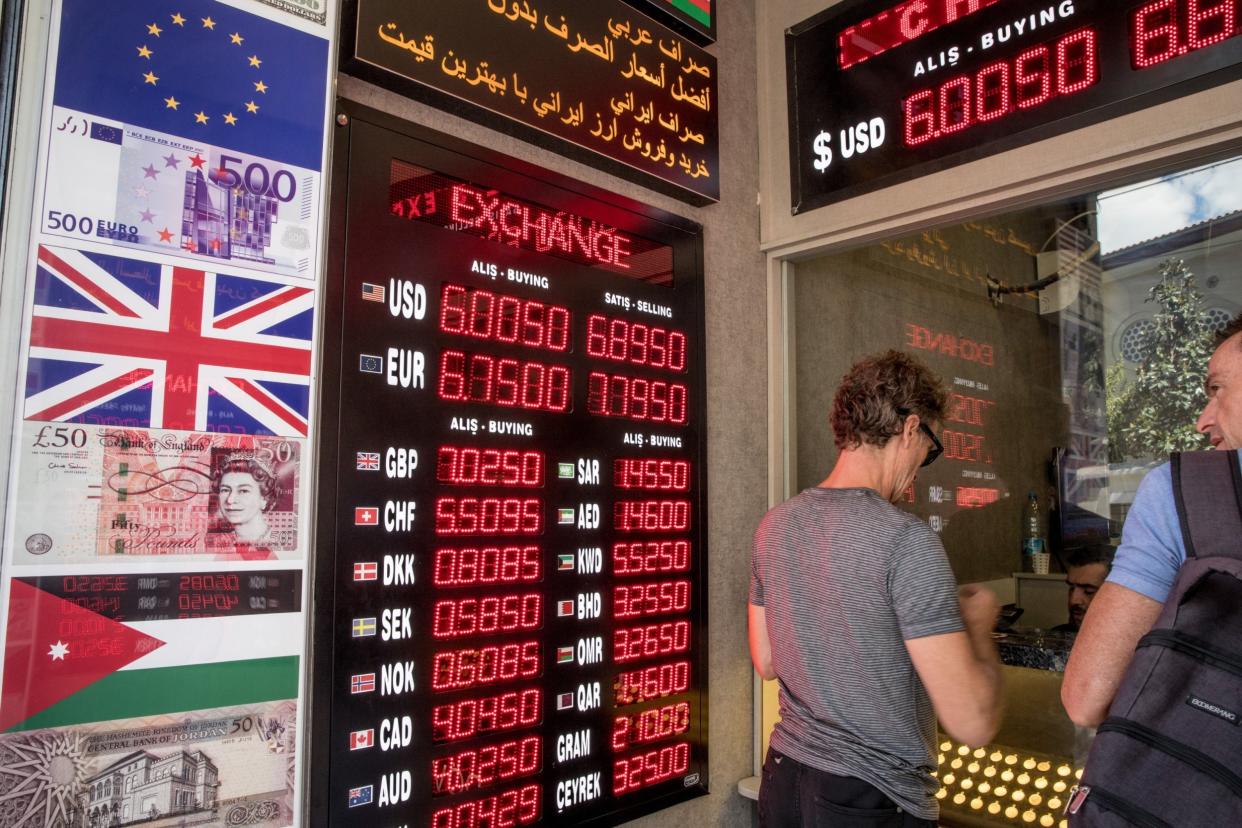 Exchange rates move in line with financial markets’ changing views about the relative long-term economic growth prospects of countries: Getty Images