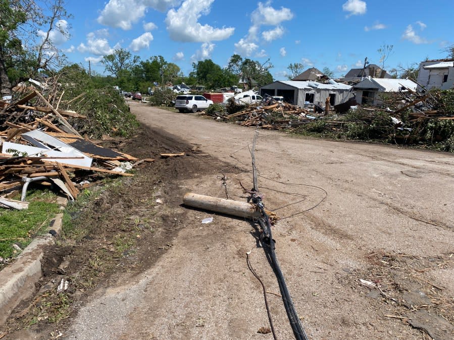 Tornado damage in Sulphur, OKC (KFOR)