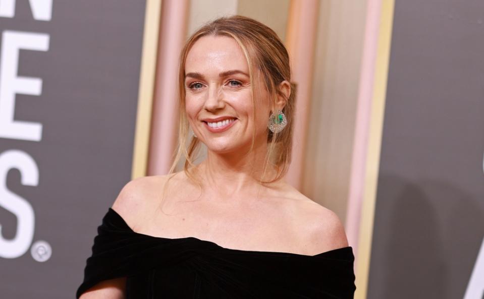 Kerry Condon attends the 80th Annual Golden Globe Awards. (Photo by Matt Winkelmeyer/FilmMagic)