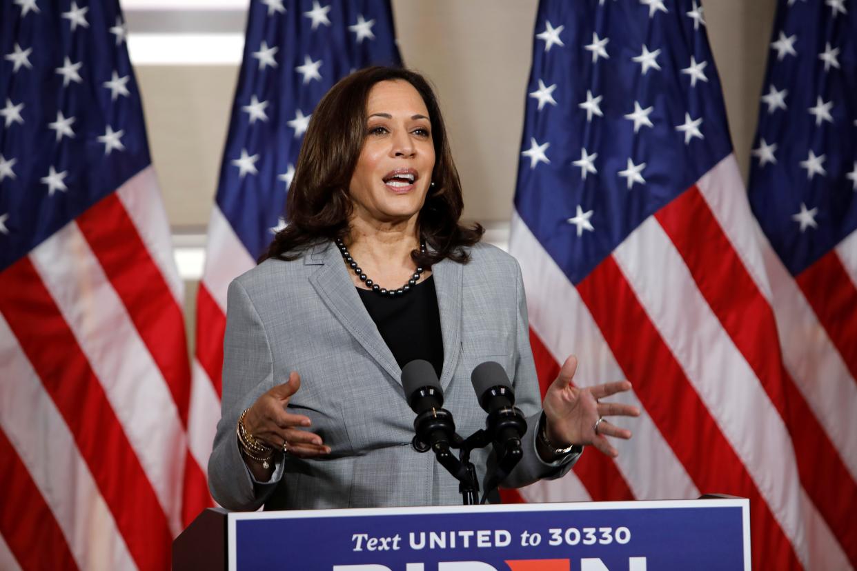 Kamala Harris and Mike Pence will debate with a plexiglass shield between them to prevent any spread of coronavirus. (REUTERS)