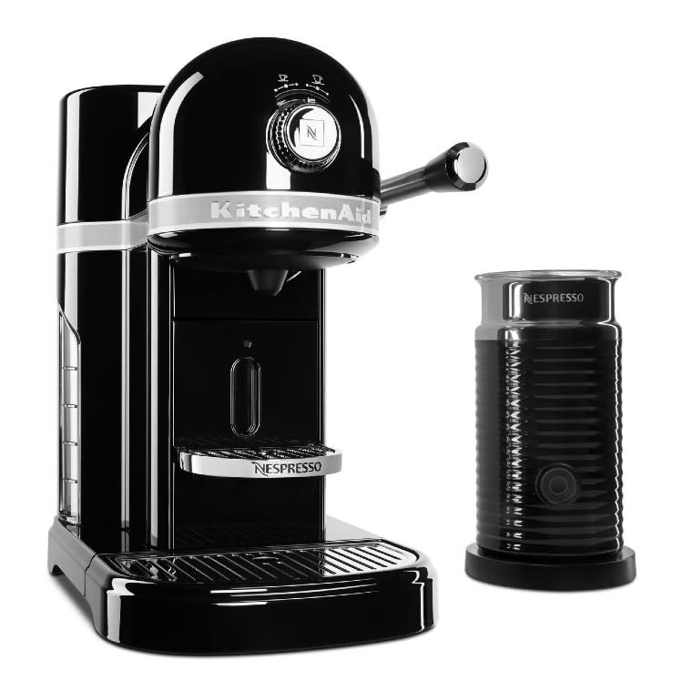 KitchenAid® Nespresso® Espresso Maker by KitchenAid® with Milk Frother. (Photo: Ebay)