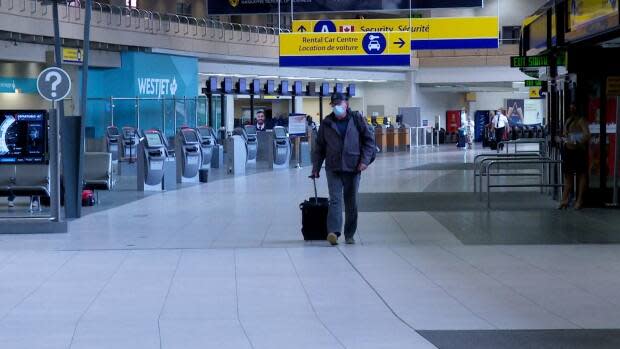 The Calgary Airport Authority had budgeted for a surplus last year but instead it posted a $23-million deficit due to the pandemic.  (Dave Gilson/CBC - image credit)