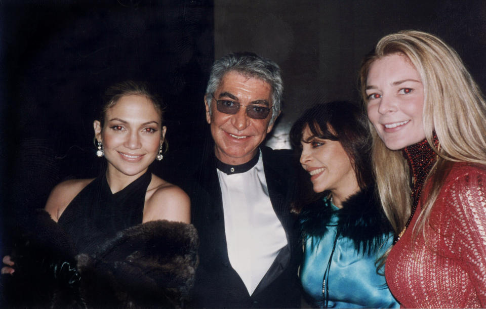 Roberto Cavalli mit Jennifer Lopez