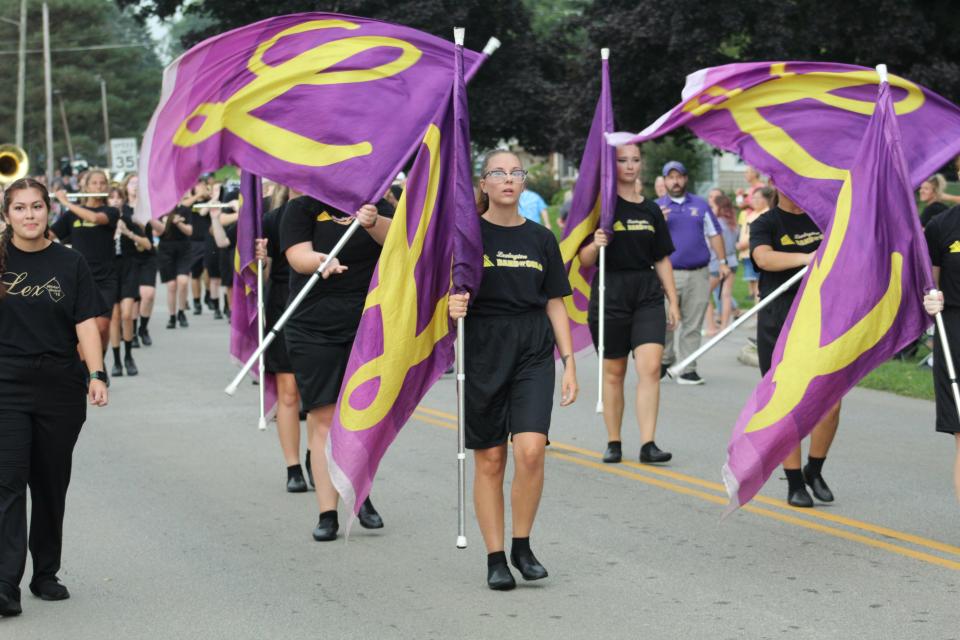 The 2022 Lexington Blueberry Festival Parade featured a number of marching bands.