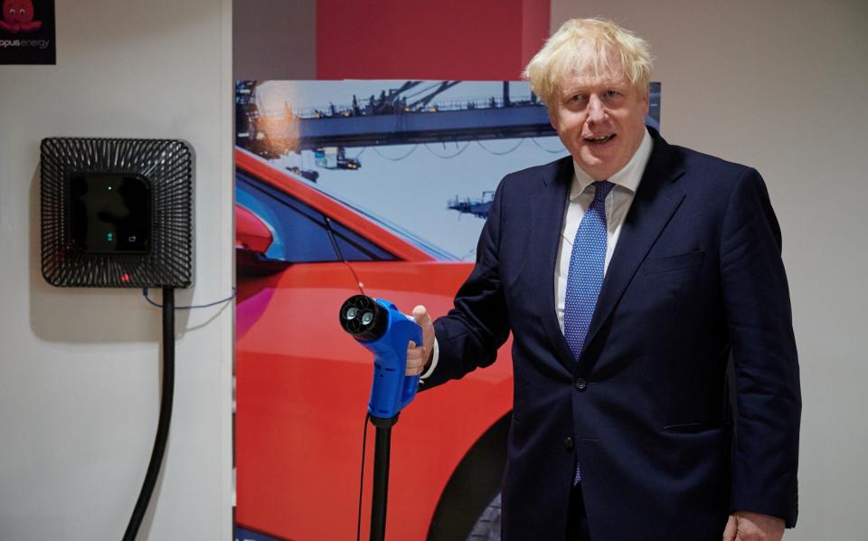 Boris Johnson hopes households across Britain will plug in to the Government’s net zero plans - Leon Neal - WPA Pool/Getty Images