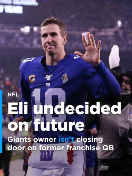 Eli Manning still undecided on future