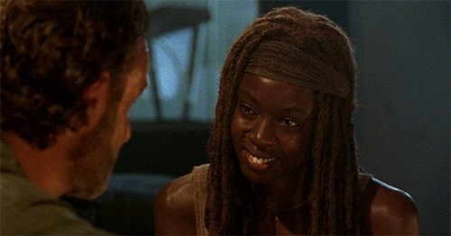 <p>Rick has been all about the Ricktatorship throughout much of the series. But he shows how much he’s evolved since beginning his relationship with the equally capable Michonne, as he tells her he doesn’t want to be in charge of building a new world after they take out Negan… not unless she’ll be his co-leader, an offer she happily accepts.<br><br>(Credit: AMC) </p>