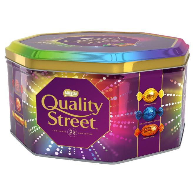 A Quality Street Fruit Creme Selection Box Exists