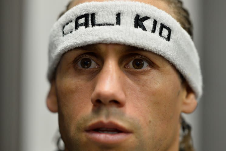 Urijah Faber’s 10 wins at bantamweight in the UFC are a UFC record. (Getty Images)