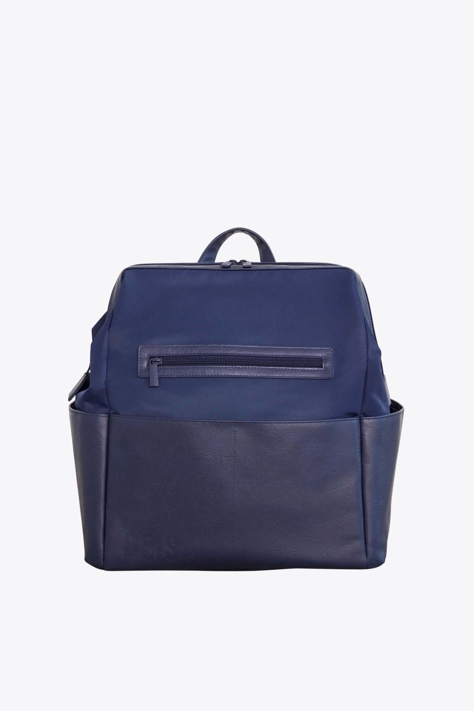 <p><a href="https://go.redirectingat.com?id=74968X1596630&url=https%3A%2F%2Fbeistravel.com%2Fproducts%2Fthe-backpack-diaper-bag-in-navy&sref=https%3A%2F%2F" rel="nofollow noopener" target="_blank" data-ylk="slk:Shop Now;elm:context_link;itc:0;sec:content-canvas" class="link ">Shop Now</a></p><p>The Backpack Diaper Bag</p><p>beistravel.com</p><p>$111.00</p><span class="copyright">Beis</span>