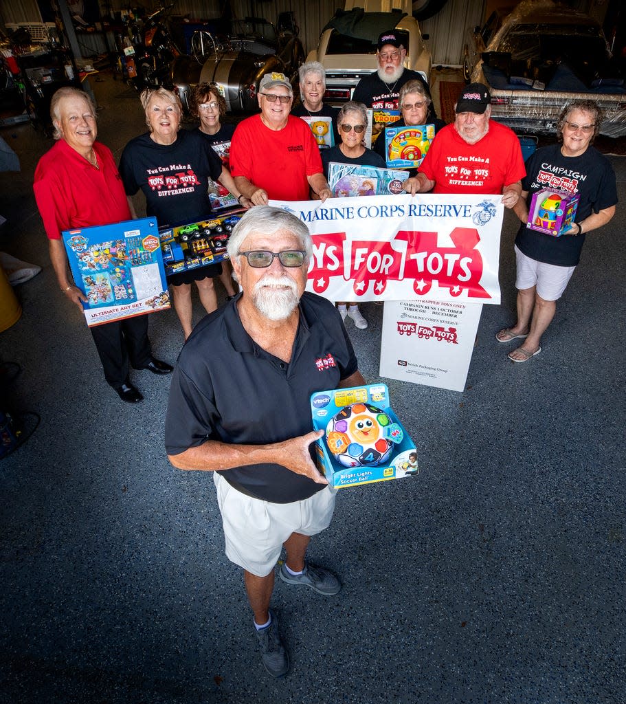 David Waller was honored in 2021 as the national Toys for Tots coordinator of the year, and the Polk County chapter was named the nation's No. 1 program.