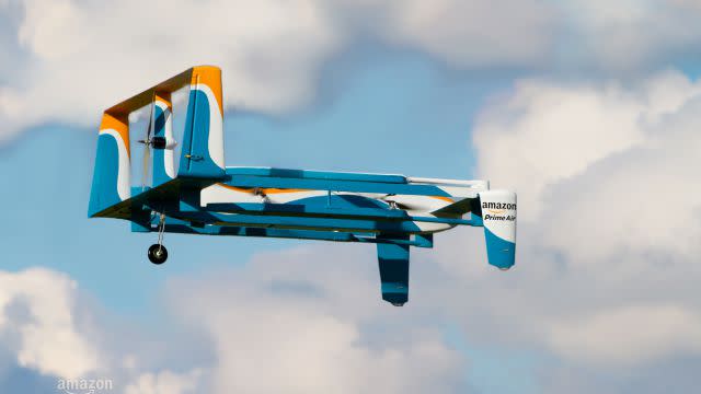 Amazon's new drone design.