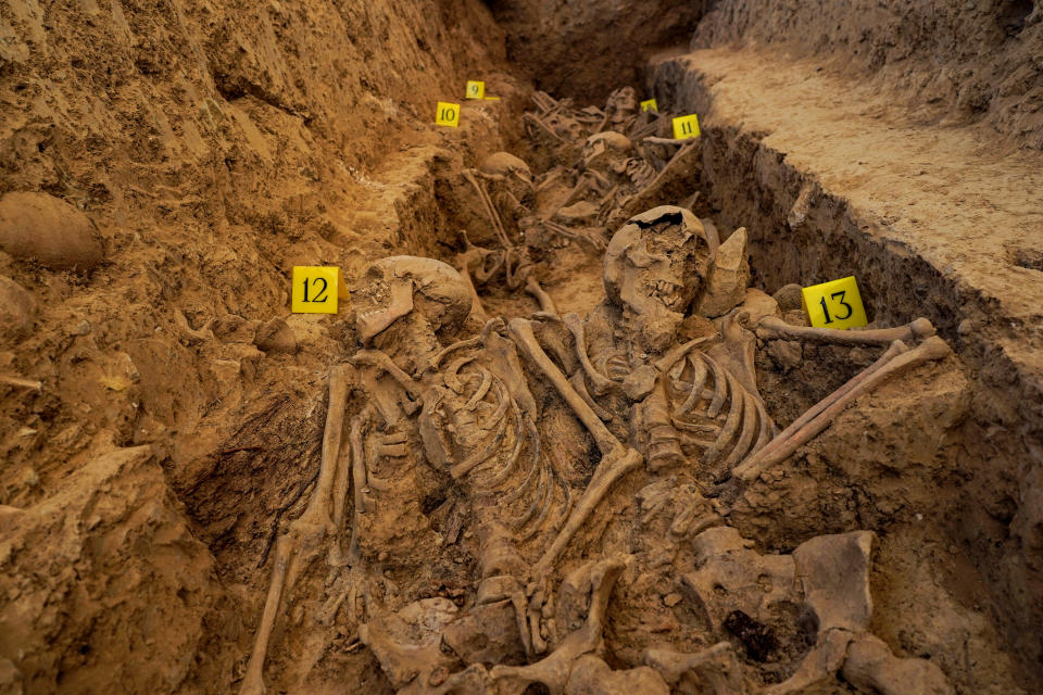 La exhumación en Huesca de 12 víctimas de la Guerra Civil