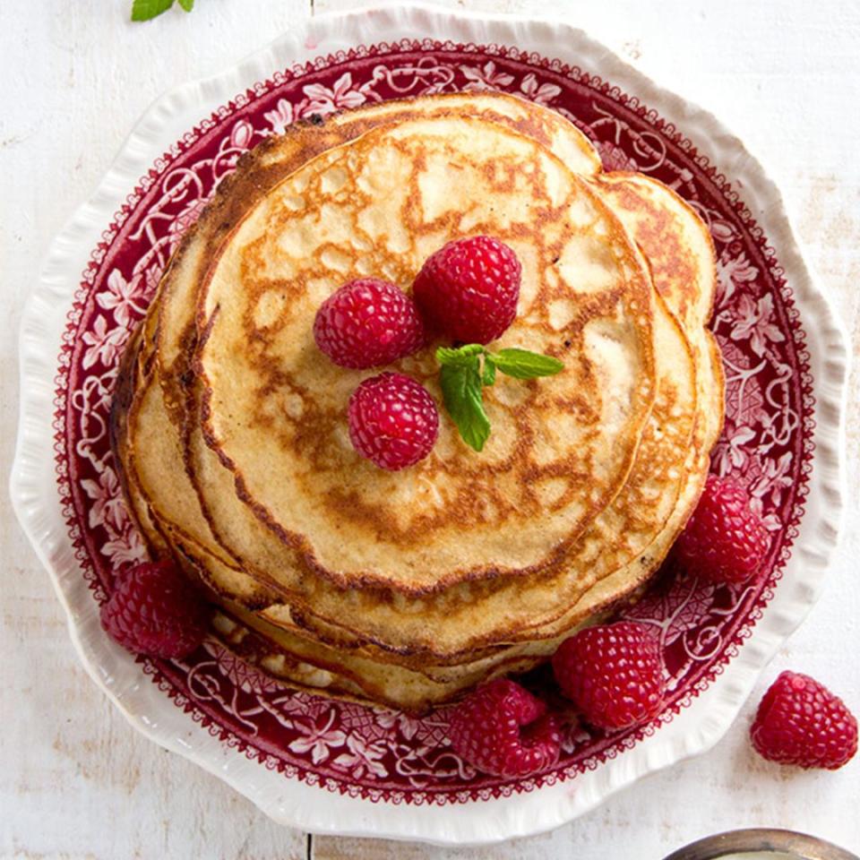 Almond Cream Cheese Pancakes