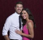 <p>The same night Becca’s ex Arie got engaged, she started her own journey to find love on <em>The Bachelorette</em>. Her final man was fly fisher Garrett Yrigoyen. The classy, <a href="https://people.com/style/guess-the-bachelorette-couple-from-the-engagement-ring/?slide=6434795#6434795" rel="nofollow noopener" target="_blank" data-ylk="slk:three-stone ring;elm:context_link;itc:0;sec:content-canvas" class="link ">three-stone ring</a> set in yellow-gold fits Becca’s glamourous, yet down-to-earth personality. The couple is still together, and Garrett even went on the <a href="https://www.instagram.com/p/B9rwyywBY9K/" rel="nofollow noopener" target="_blank" data-ylk="slk:Bachelor: Live On Stage tour with his;elm:context_link;itc:0;sec:content-canvas" class="link "><em>Bachelor: Live On Stage tour</em> with his </a><u>fiancé</u>.</p>