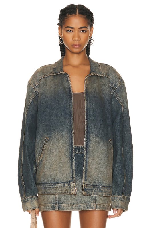 <p>Mimchik Denim Tall Boy Jacket, $601, <a href="https://rstyle.me/+nG_UfBQmGzCY-MXnoSbylw" rel="nofollow noopener" target="_blank" data-ylk="slk:available here;elm:context_link;itc:0;sec:content-canvas" class="link ">available here</a> (sizes XS-L)</p>