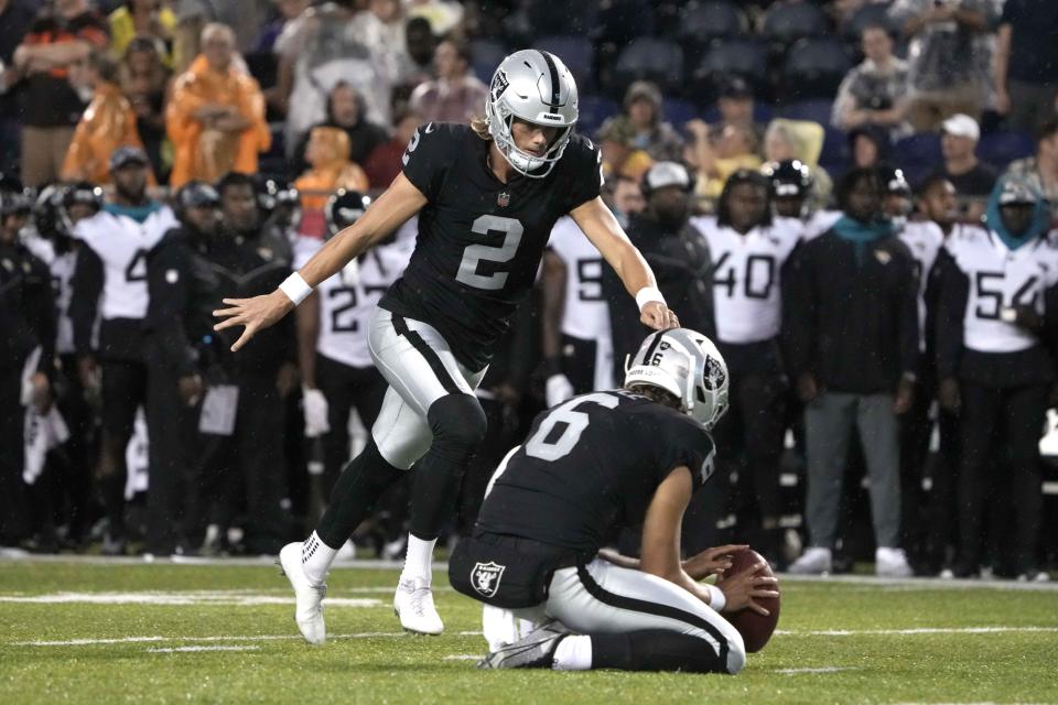 No one attempted or made more field goals last season than the Raiders' Daniel Carlson.